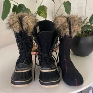 Sorel, Joan of the Arctic Waterproof Boots, Sz 10 Women’s. Removable liner, Blk